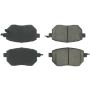 CENTRIC PARTS 102.09690 C-Tek Semi-Metallic Brake Pads with Shims