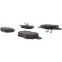 CENTRIC PARTS 102.09720 C-Tek Semi-Metallic Brake Pads with Shims