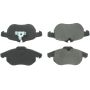 CENTRIC PARTS 102.09720 C-Tek Semi-Metallic Brake Pads with Shims