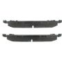 CENTRIC PARTS 102.09741 C-Tek Semi-Metallic Brake Pads with Shims