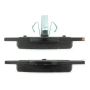CENTRIC PARTS 102.09800 C-Tek Semi-Metallic Brake Pads with Shims