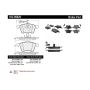 CENTRIC PARTS 102.09820 C-Tek Semi-Metallic Brake Pads with Shims