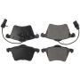 CENTRIC PARTS 102.09820 C-Tek Semi-Metallic Brake Pads with Shims
