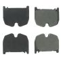 CENTRIC PARTS 102.09830 C-Tek Semi-Metallic Brake Pads with Shims