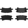 CENTRIC PARTS 102.09960 C-Tek Semi-Metallic Brake Pads with Shims