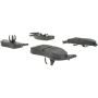CENTRIC PARTS 102.09980 C-Tek Semi-Metallic Brake Pads with Shims