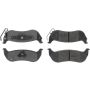 CENTRIC PARTS 102.09980 C-Tek Semi-Metallic Brake Pads with Shims