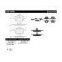 CENTRIC PARTS 102.10030 C-Tek Semi-Metallic Brake Pads with Shims