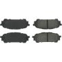 CENTRIC PARTS 102.10040 C-Tek Semi-Metallic Brake Pads with Shims
