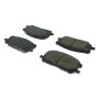CENTRIC PARTS 102.10050 C-Tek Semi-Metallic Brake Pads with Shims