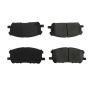 CENTRIC PARTS 102.10050 C-Tek Semi-Metallic Brake Pads with Shims