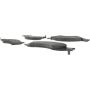 CENTRIC PARTS 102.10100 C-Tek Semi-Metallic Brake Pads with Shims