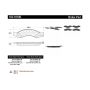 CENTRIC PARTS 102.10100 C-Tek Semi-Metallic Brake Pads with Shims