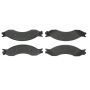 CENTRIC PARTS 102.10100 C-Tek Semi-Metallic Brake Pads with Shims
