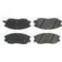 CENTRIC PARTS 102.10130 C-Tek Semi-Metallic Brake Pads with Shims