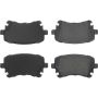 CENTRIC PARTS 102.10180 C-Tek Semi-Metallic Brake Pads with Shims