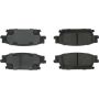 CENTRIC PARTS 102.10200 C-Tek Semi-Metallic Brake Pads with Shims