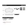 CENTRIC PARTS 102.10210 C-Tek Semi-Metallic Brake Pads with Shims