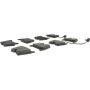 CENTRIC PARTS 102.10290 C-Tek Semi-Metallic Brake Pads with Shims