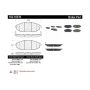 CENTRIC PARTS 102.10310 C-Tek Semi-Metallic Brake Pads with Shims