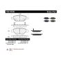 CENTRIC PARTS 102.10330 C-Tek Semi-Metallic Brake Pads with Shims