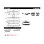 CENTRIC PARTS 102.10410 C-Tek Semi-Metallic Brake Pads with Shims