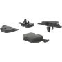 CENTRIC PARTS 102.10420 C-Tek Semi-Metallic Brake Pads with Shims