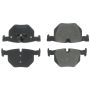 CENTRIC PARTS 102.10420 C-Tek Semi-Metallic Brake Pads with Shims