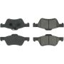 CENTRIC PARTS 102.10471 C-Tek Semi-Metallic Brake Pads with Shims