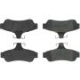 CENTRIC PARTS 102.10480 C-Tek Semi-Metallic Brake Pads with Shims