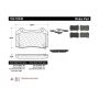 CENTRIC PARTS 102.10530 C-Tek Semi-Metallic Brake Pads with Shims