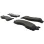 CENTRIC PARTS 102.10540 C-Tek Semi-Metallic Brake Pads with Shims