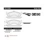 CENTRIC PARTS 102.10540 C-Tek Semi-Metallic Brake Pads with Shims