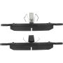 CENTRIC PARTS 102.10550 C-Tek Semi-Metallic Brake Pads with Shims
