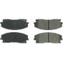 CENTRIC PARTS 102.10560 C-Tek Semi-Metallic Brake Pads with Shims