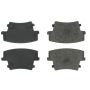 CENTRIC PARTS 102.10570 C-Tek Semi-Metallic Brake Pads with Shims