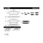 CENTRIC PARTS 102.10600 C-Tek Semi-Metallic Brake Pads with Shims