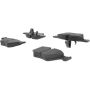 CENTRIC PARTS 102.10610 C-Tek Semi-Metallic Brake Pads with Shims