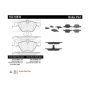 CENTRIC PARTS 102.10610 C-Tek Semi-Metallic Brake Pads with Shims