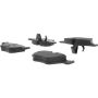 CENTRIC PARTS 102.10612 C-Tek Semi-Metallic Brake Pads with Shims