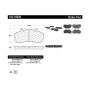 CENTRIC PARTS 102.10620 C-Tek Semi-Metallic Brake Pads with Shims