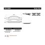 CENTRIC PARTS 102.10640 C-Tek Semi-Metallic Brake Pads with Shims
