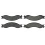 CENTRIC PARTS 102.10640 C-Tek Semi-Metallic Brake Pads with Shims