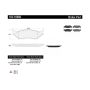 CENTRIC PARTS 102.10660 C-Tek Semi-Metallic Brake Pads with Shims