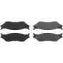CENTRIC PARTS 102.10660 C-Tek Semi-Metallic Brake Pads with Shims