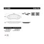 CENTRIC PARTS 102.10680 C-Tek Semi-Metallic Brake Pads with Shims