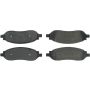 CENTRIC PARTS 102.10680 C-Tek Semi-Metallic Brake Pads with Shims