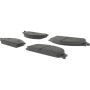CENTRIC PARTS 102.10700 C-Tek Semi-Metallic Brake Pads with Shims