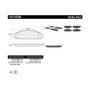 CENTRIC PARTS 102.10700 C-Tek Semi-Metallic Brake Pads with Shims