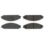 CENTRIC PARTS 102.10700 C-Tek Semi-Metallic Brake Pads with Shims